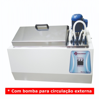 Banho Maria com Bomba para Circulação Externa Q215S2-BS 